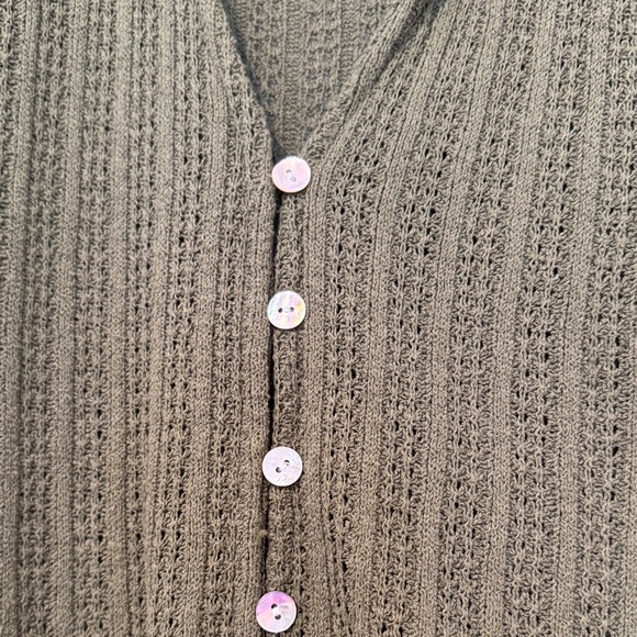 Madewell Olive Green Sleeveless Knit Top Women Size XL - Picture 3 of 9